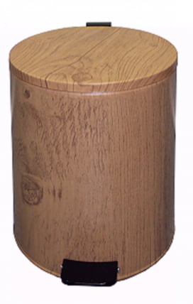 Урна с педалью 15 л (бук)_0