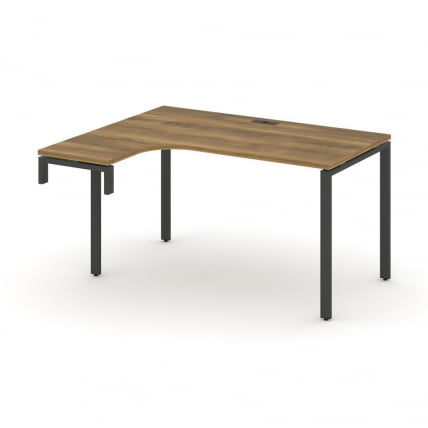 Стол-надставка на опорную тумбу (левый) CONCEPT CN.OSAN-001(L) Сандал Янтарный Антрацит_0