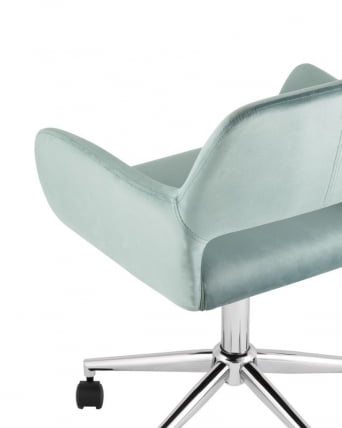 Кресло офисное ROSS велюр серо-зеленый_1