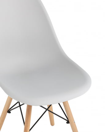 Стул Еамес Стиле ДСВ светло-серый (разборный каркас) / Eames Style DSW_4