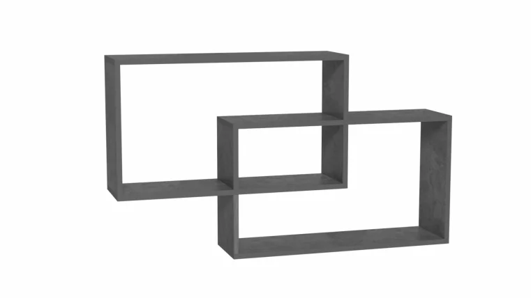 Полка для книг-10 Антрацит_1