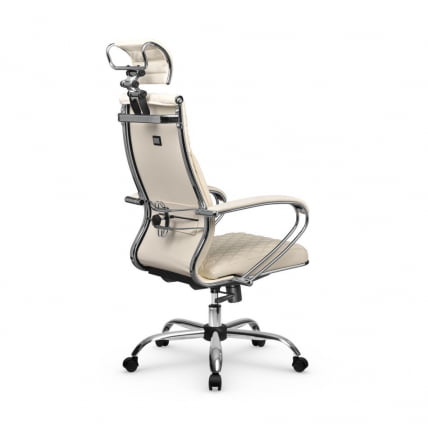 Кресло руководителя Metta L 2c 44C/K116 Infinity Easy Clean (MPES) Комплект 5 Молочное_3