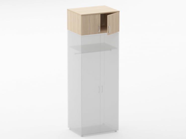 Антресоль глубокая Glassy 6.04.141 Орех_1