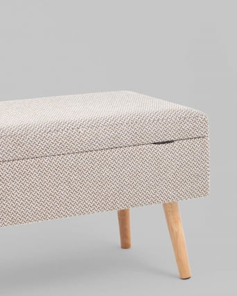 Банкетка Сторми с ящиком серый_1