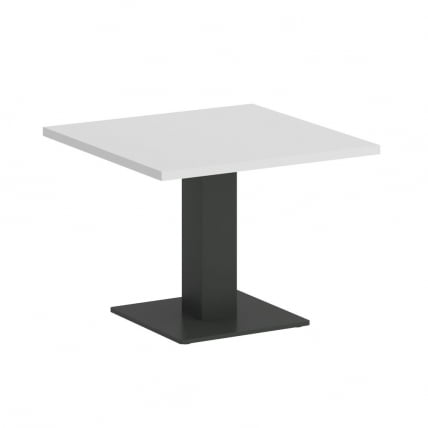 Стол журнальный квадратный HOME OFFICE VR.SP-5-60.2G Белый/Антрацит металл_0