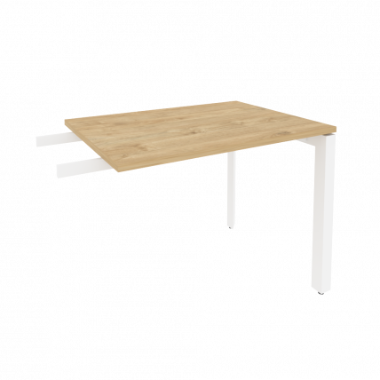 Брифинг-приставка на П-образном м/к ONIX O.MP-BR-9 Тиквуд Светлый/Белый_0