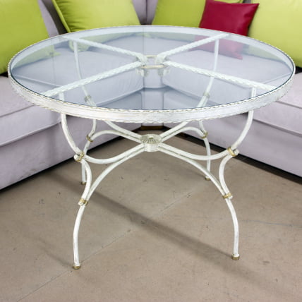 Стол кованый Прованс круглый д-1100мм х-750мм / d-1100мм h-750мм_0