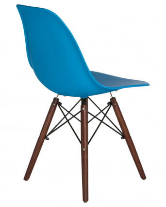 Стул обеденный LMZL-PP623 ножки темный бук Голубой_3