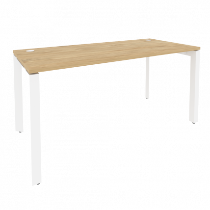 Стол рабочий на П-образном м/к ONIX O.MP-SP-4.7 Тиквуд Светлый/Белый_0