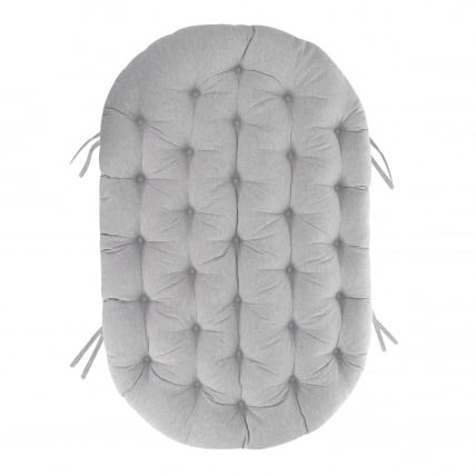 Диван MAMASAN/МАМАСАН 23/02 W /с подушкой/ 169х102х80 см, Antique brown, матрац 182х119 см, ткань серо-бежевая 3М 16/2_13