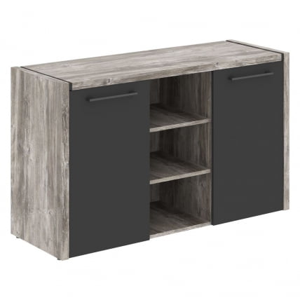 Тумба с фригобаром MORRIS TREND MTF 140 Сосна Нордик Антрацит_0