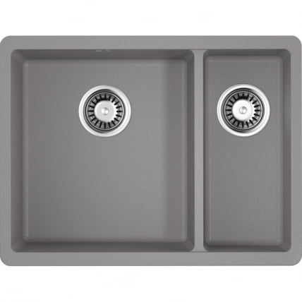 Мойка Омоикири Ката 55-2-У-Гр Артгранит/Ленинград Грей / Omoikiri Kata 55-2-U-Gr Artgranit/Leningrad Grey_0