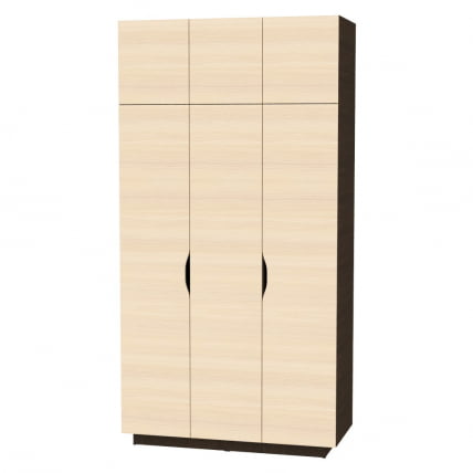 Шкаф распашный Аврора(H23)2322х1201х540(Венге-ДМ)_0