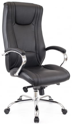 Кресло руководителя King M экокожа Кремовый_8