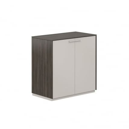 Шкаф низкий Atlas NZ-0314.BT.GS Бренсон Трюфель Серый камень_0