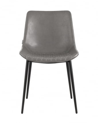 Стул Деймон экокожа Серый_2