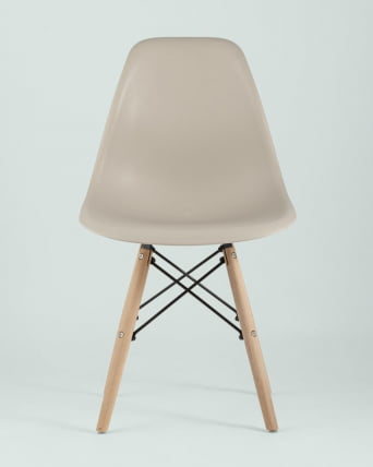 Стул Еамес Стиле ДСВ бежевый (разборный каркас) / Eames Style DSW_16
