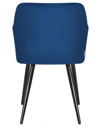 Стул обеденный ДОБРИН РОБЕРТ (черные матовые ножки, велюр В108-67 Темно-синий) 2 шт / DOBRIN ROBERT V108-67_5