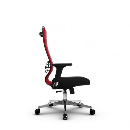 Кресло офисное МЕТТА B 2b 19/2D, Основание 17834 Комплект 3 Красное Черное_1