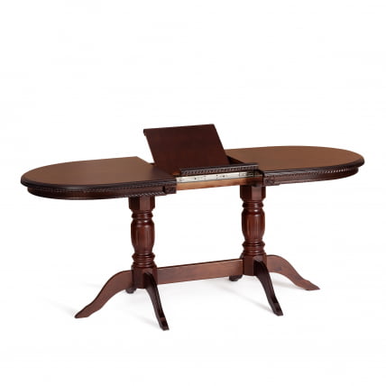 Стол COPPOLA бук, мдф, 140+40x80x77см, Tobacco, узор прямой_5