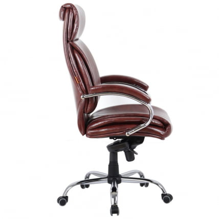 Кресло руководителя CHAIRMAN CH423 экокожа Коричневый_1