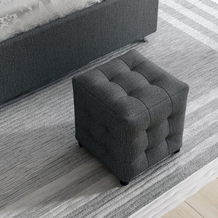 Пуф Лючия 202 квадратный Серый_1