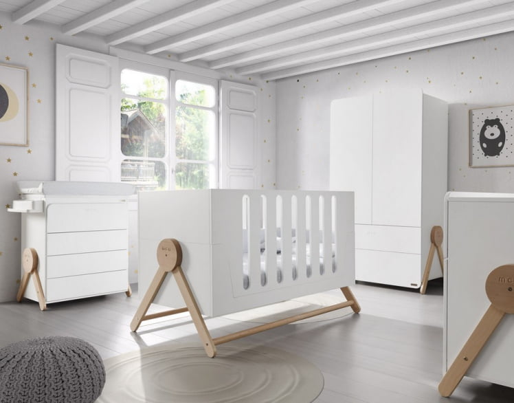 Кроватка 140x70 Micuna Swing Big White/Scandinavian_3