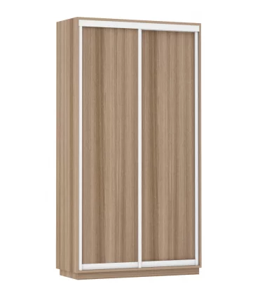 Шкаф-купе двухдверный Экспресс Хит Элемент 1200x2200h Ясень шимо темный_0