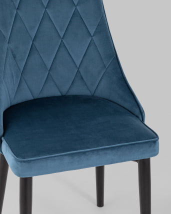 Стул Версаль велюр Пыльно-синий_7