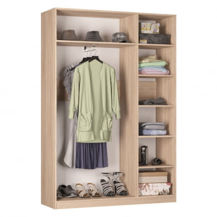 Шкаф распашный R-198х135х45-1-M(Венге-ДМ)_1