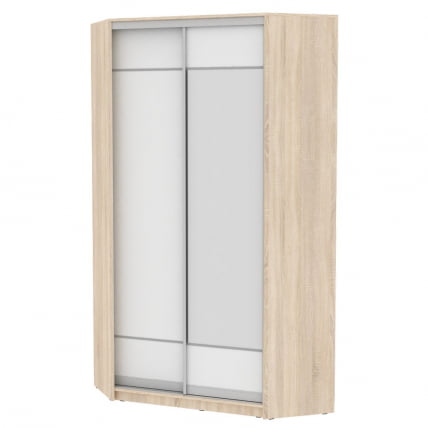 Шкаф-купе Белла(H10)2200х1153х1153(ДСС-Белый-D7D8)_0