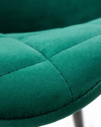 Стул обеденный ДОБРИН РОБЕРТ (черные матовые ножки, велюр В108-64 Зеленый) 2 шт / DOBRIN ROBERT V108-64_9