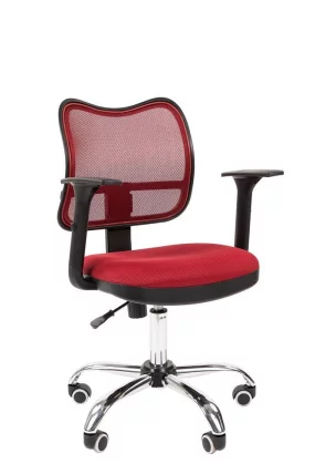 Офисное кресло для оператора CHAIRMAN 450 Chrome New Красный_0