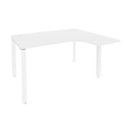 Стол эргономичный правый на П-образном м/к ONIX O.MP-SA-3R Белый Бриллиант_0