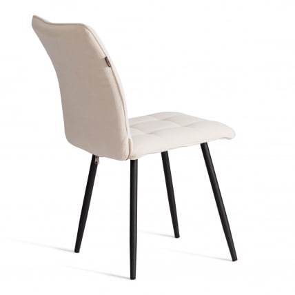 Стул обеденный Bari Bari LT, велюр, молочный/черный, 4, 41х55х89 см_2