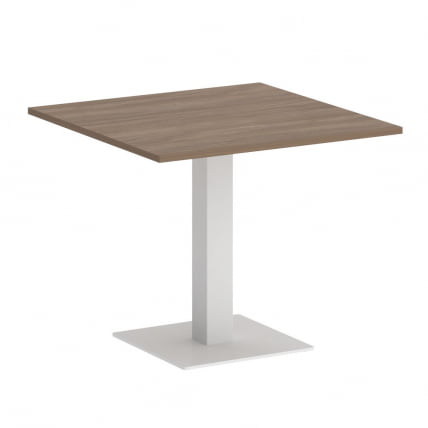 Стол журнальный квадратный HOME OFFICE VR.SP-5-90.2 Дуб Аризона/Белый металл_0