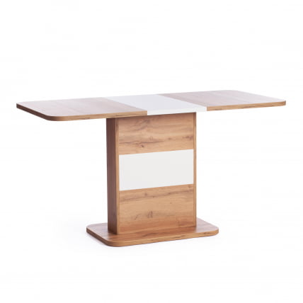 Стол обеденный SMART ЛДСП, 105-140х68,6х75 см, Дуб вотан/Белый_5