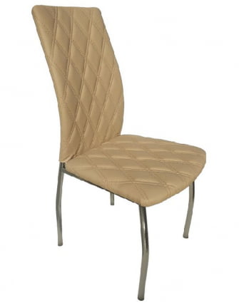 Стул № 3 Волна-ромб Темно-бежевый_0