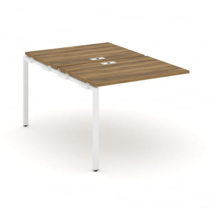 Двойной наборный элемент рабочей станции CONCEPT CN.DNRS-001 Сандал Янтарный Белый_0