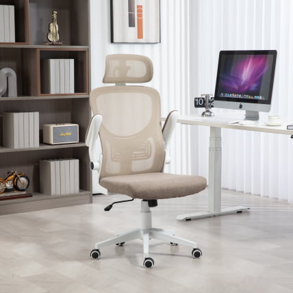 Кресло офисное TopChairs Airone бежевый ткань_3