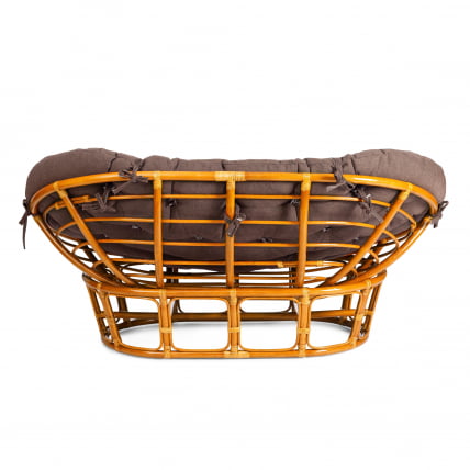 Диван MAMASAN/МАМАСАН 23/02 W /с подушкой/ подушка 182х119 см, 169х102х80 см, Pecan (орех), ткань, коричневый, 3М7-147_3