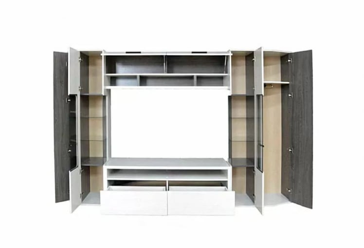 Стенка Атлант Ясень Анкор Светлый Ясень Анкор Темный_3