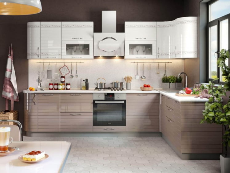 Шкаф 200 открытый Тип 3 Анастасия ЛД 739.000.000 Серый_1