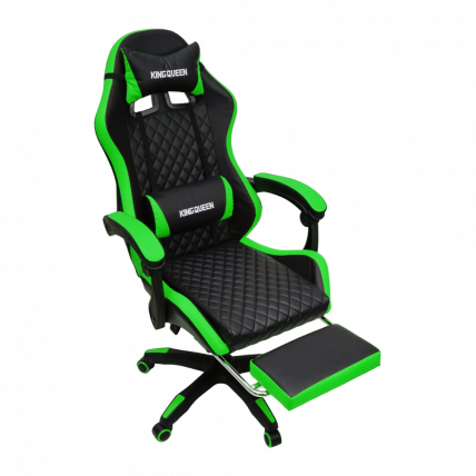 Кресло 892-1 цвет черный/зеленый с массажем 892-1-black-green-mass_7