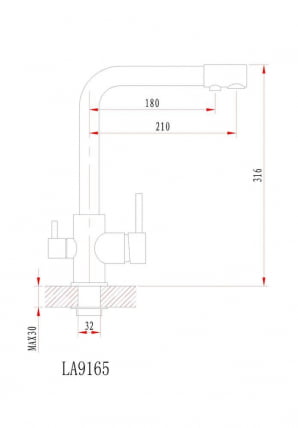Кухонный смеситель GRANULA 2015 Антик_1