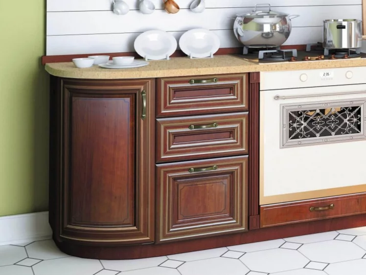 Тумба кухонная 400 с 3 ящиками ЛЮКС (4) Кантри ЛД 235.744.000 Ноче Таволато_1