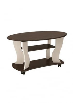 Стол журнальный Сатурн-М05 Венге Вудлайн кремовый_0