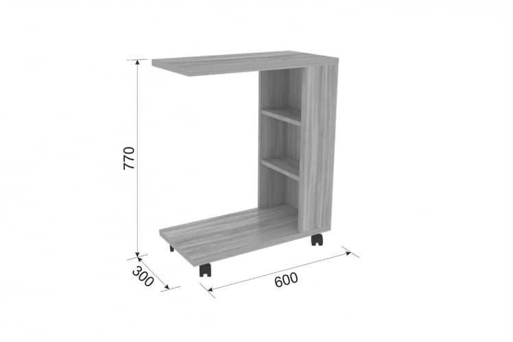 Столик прикроватный Мальта SP-002 дуб сонома_1