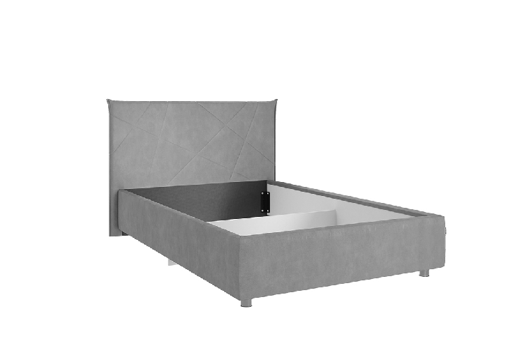 Кровать 1.2 Квест с подъем. механизмом ZP.KM1.2-03 крем (велюр)_2