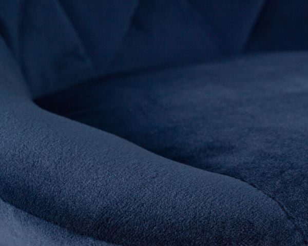 Стул барный ДОБРИН ЛОГАН БЛАCК (синий велюр (МДЖ9-117)) 2 шт / DOBRIN LOGAN BLACK (MJ9-117))_6